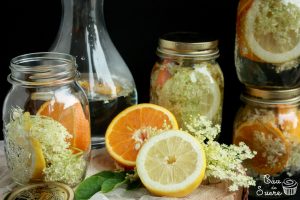 Homemade Elderflower cordial